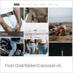 Post Grid Slider Carousel